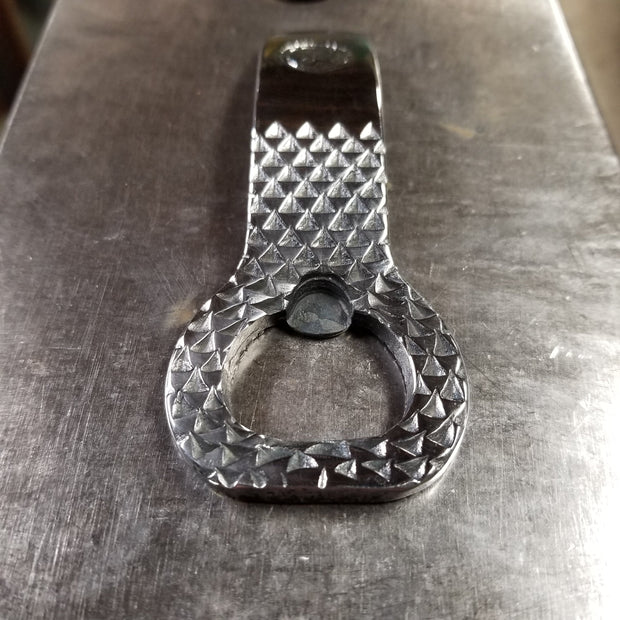 Handcrafted Polished Forged Rasp Bottle Opener