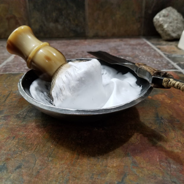 Shaving Lather Bowl Stainless Steel Hand Forged