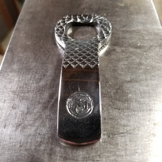 Handcrafted Polished Forged Rasp Bottle Opener